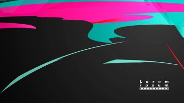 Renkli geometrik arka planlar. Basit form kompozisyonu. Eps10 vektör şablonu