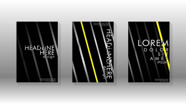 Geometrik tasarım arka planlı kapak kitabı.