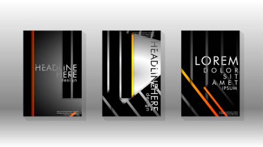 Geometrik tasarım arka planlı kapak kitabı.