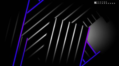 Soyut vektör arkaplanı. Geometrik Çizgiler - Yaratıcı ve İlham Tasarımı