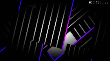 Soyut vektör arkaplanı. Geometrik Çizgiler - Yaratıcı ve İlham Tasarımı