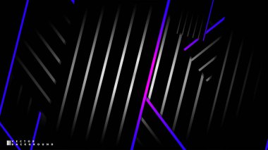 Soyut vektör arkaplanı. Geometrik Çizgiler - Yaratıcı ve İlham Tasarımı