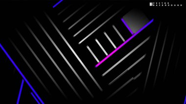 Soyut vektör arkaplanı. Geometrik Çizgiler - Yaratıcı ve İlham Tasarımı