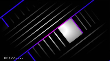 Soyut vektör arkaplanı. Geometrik Çizgiler - Yaratıcı ve İlham Tasarımı