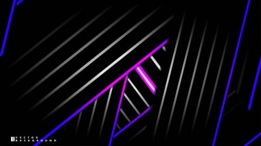 Soyut vektör arkaplanı. Geometrik Çizgiler - Yaratıcı ve İlham Tasarımı