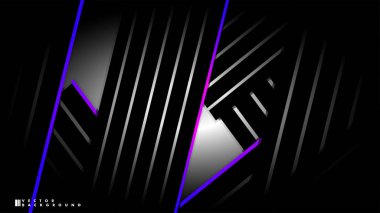 Soyut vektör arkaplanı. Geometrik Çizgiler - Yaratıcı ve İlham Tasarımı