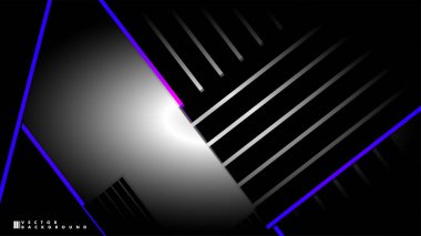 Soyut vektör arkaplanı. Geometrik Çizgiler - Yaratıcı ve İlham Tasarımı