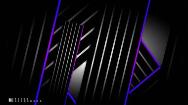 Soyut vektör arkaplanı. Geometrik Çizgiler - Yaratıcı ve İlham Tasarımı