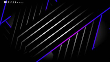 Soyut vektör arkaplanı. Geometrik Çizgiler - Yaratıcı ve İlham Tasarımı