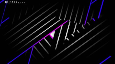 Soyut vektör arkaplanı. Geometrik Çizgiler - Yaratıcı ve İlham Tasarımı