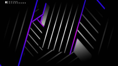 Soyut vektör arkaplanı. Geometrik Çizgiler - Yaratıcı ve İlham Tasarımı