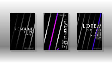 Geometrik tasarım arka planlı kapak kitabı.