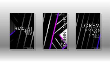 Geometrik tasarım arka planlı kapak kitabı.