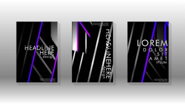 Geometrik tasarım arka planlı kapak kitabı.