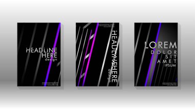 Geometrik tasarım arka planlı kapak kitabı.