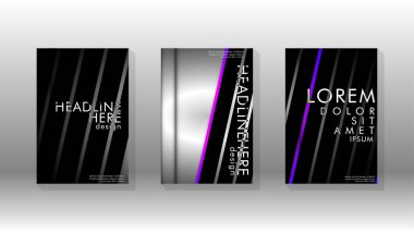 Geometrik tasarım arka planlı kapak kitabı.