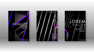 Geometrik tasarım arka planlı kapak kitabı.