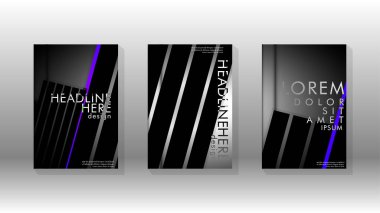 Geometrik tasarım arka planlı kapak kitabı.