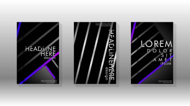 Geometrik tasarım arka planlı kapak kitabı.