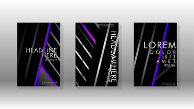 Geometrik tasarım arka planlı kapak kitabı.