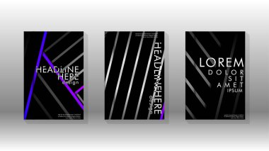 Geometrik tasarım arka planlı kapak kitabı.