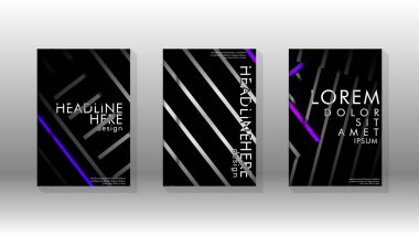 Geometrik tasarım arka planlı kapak kitabı.