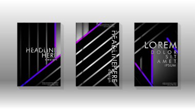 Geometrik tasarım arka planlı kapak kitabı.