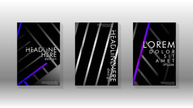 Geometrik tasarım arka planlı kapak kitabı.