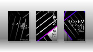 Geometrik tasarım arka planlı kapak kitabı.