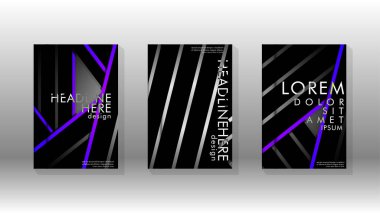 Geometrik tasarım arka planlı kapak kitabı.