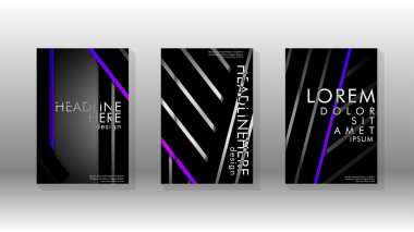 Geometrik tasarım arka planlı kapak kitabı.