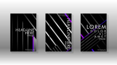 Geometrik tasarım arka planlı kapak kitabı.