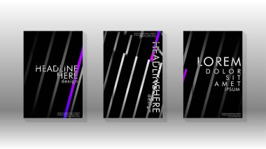 Geometrik tasarım arka planlı kapak kitabı.