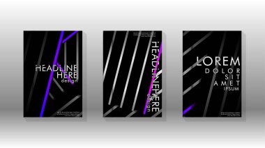 Geometrik tasarım arka planlı kapak kitabı.