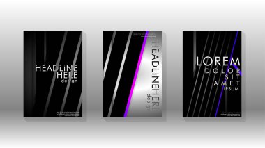 Geometrik tasarım arka planlı kapak kitabı.