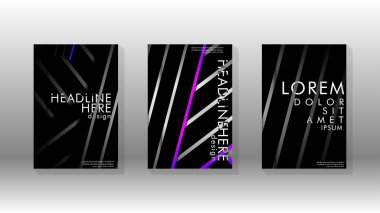 Geometrik tasarım arka planlı kapak kitabı.