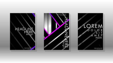 Geometrik tasarım arka planlı kapak kitabı.