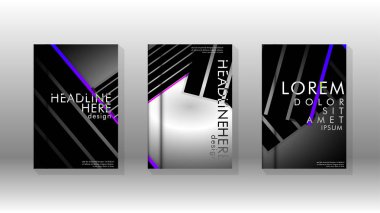 Geometrik tasarım arka planlı kapak kitabı.