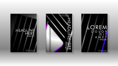 Geometrik tasarım arka planlı kapak kitabı.