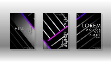 Geometrik tasarım arka planlı kapak kitabı.