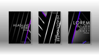 Geometrik tasarım arka planlı kapak kitabı.