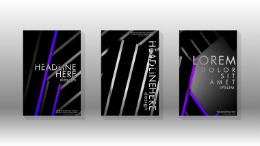 Geometrik tasarım arka planlı kapak kitabı.