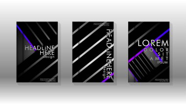 Geometrik tasarım arka planlı kapak kitabı.