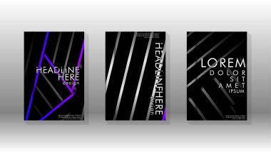 Geometrik tasarım arka planlı kapak kitabı.