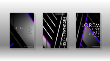 Geometrik tasarım arka planlı kapak kitabı.