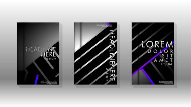 Geometrik tasarım arka planlı kapak kitabı.