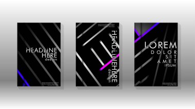 Geometrik tasarım arka planlı kapak kitabı.