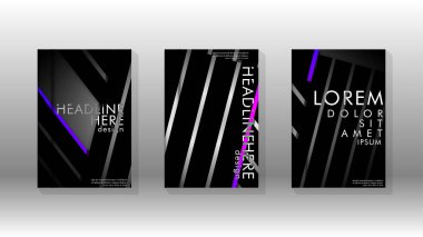 Geometrik tasarım arka planlı kapak kitabı.