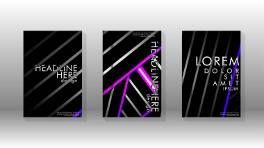 Geometrik tasarım arka planlı kapak kitabı.