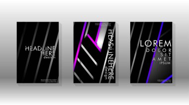 Geometrik tasarım arka planlı kapak kitabı.